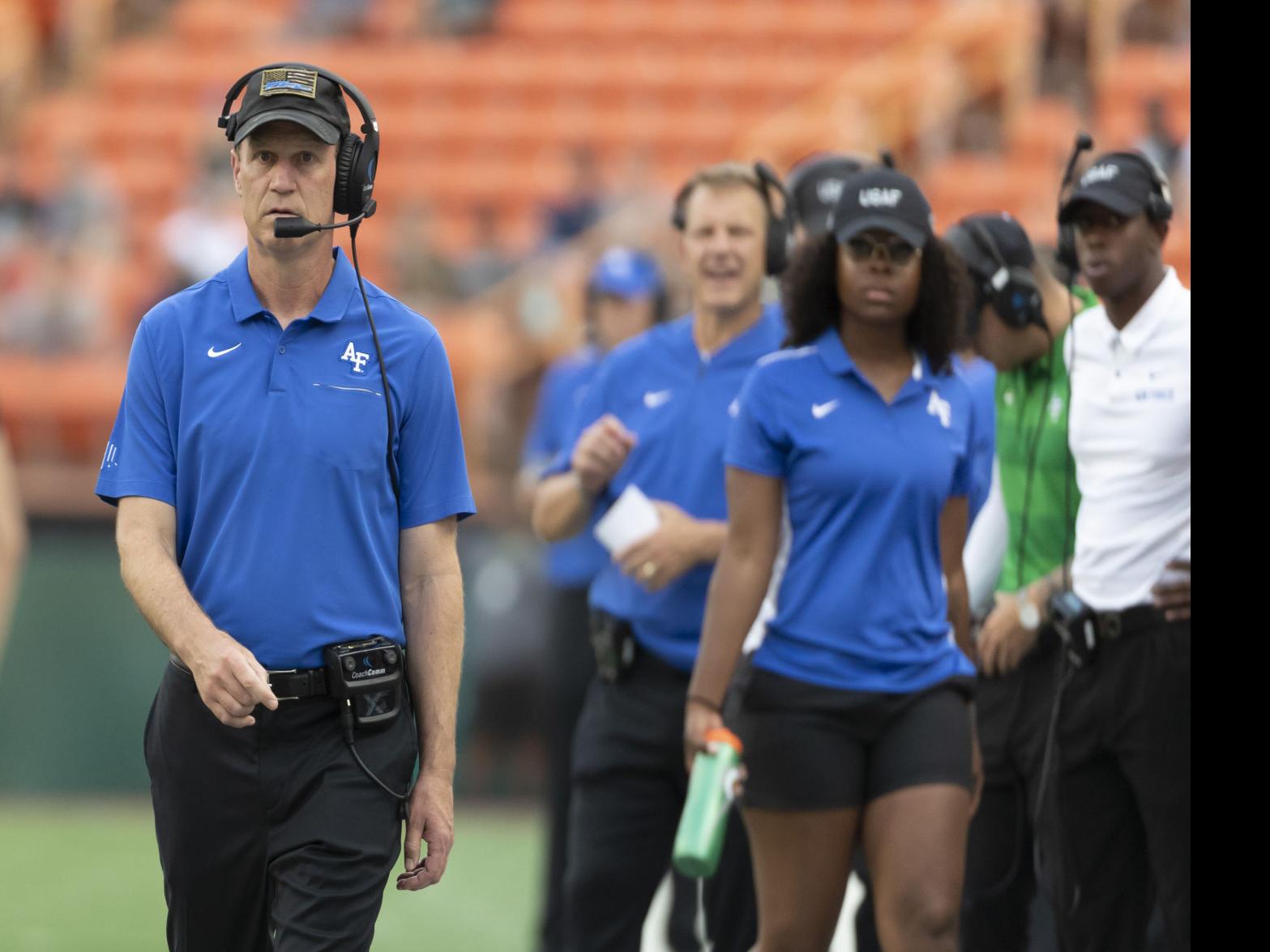 Air Force Football Coach Troy Calhoun Refuses Questions On Players