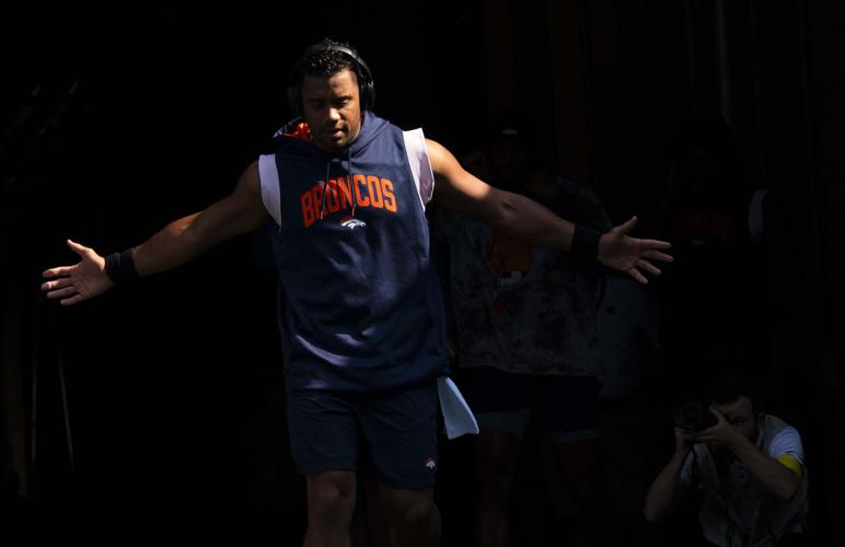 Broncos quarterback Russell Wilson, Seahawks