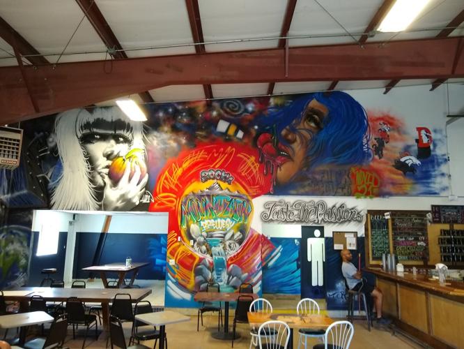 Mural at Rocky Mountain Brewery