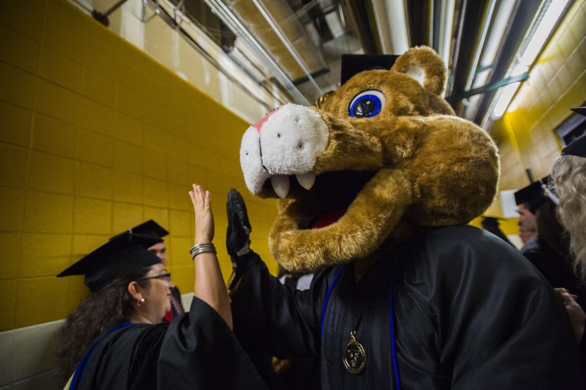 Highlights from the University of Colorado at Colorado Springs' morning commencement ceremonies Friday, May 12, 2017, at the Broadmoor World Arena in Colorado Springs. A record 1,532 students received their degrees this Spring. (The Gazette, Christian Murdock)