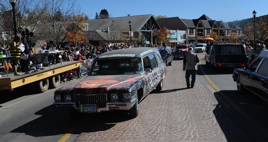 Thousands flocked to Manitou Springs on Saturday, October 25, 2014, for the annual Emma Crawford Coffin Races. The races started in 1995, but the story of Emma Crawford goes back to 1891 when she was buried at the top of Red Mountain above Manitou Sprin...