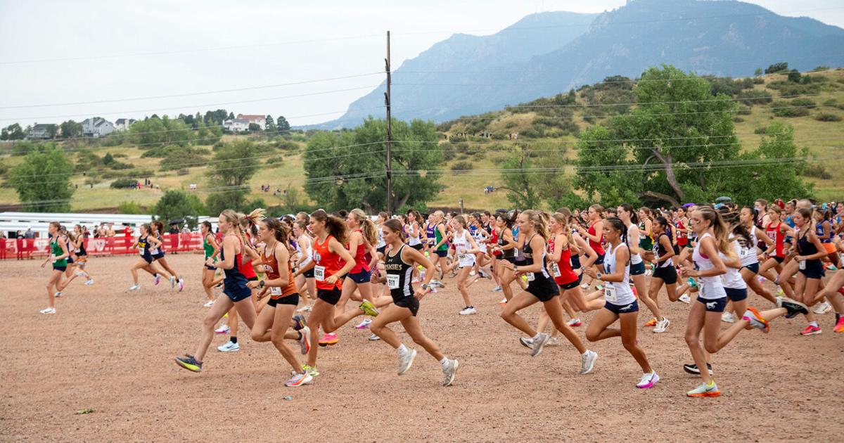 Weather delay, positive attitude lifts TCA girls cross country team to second place finish at Cheyenne Mountain Stampede