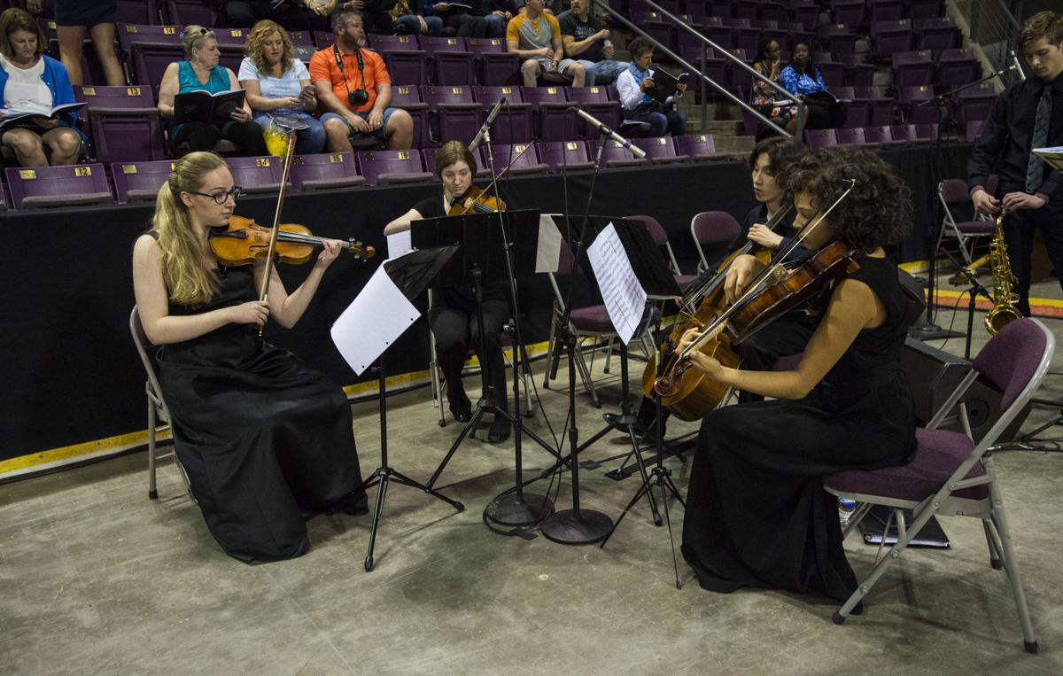 Highlights from the University of Colorado at Colorado Springs' morning commencement ceremonies Friday, May 12, 2017, at the Broadmoor World Arena in Colorado Springs. A record 1,532 students received their degrees this Spring. (The Gazette, Christian Murdock)