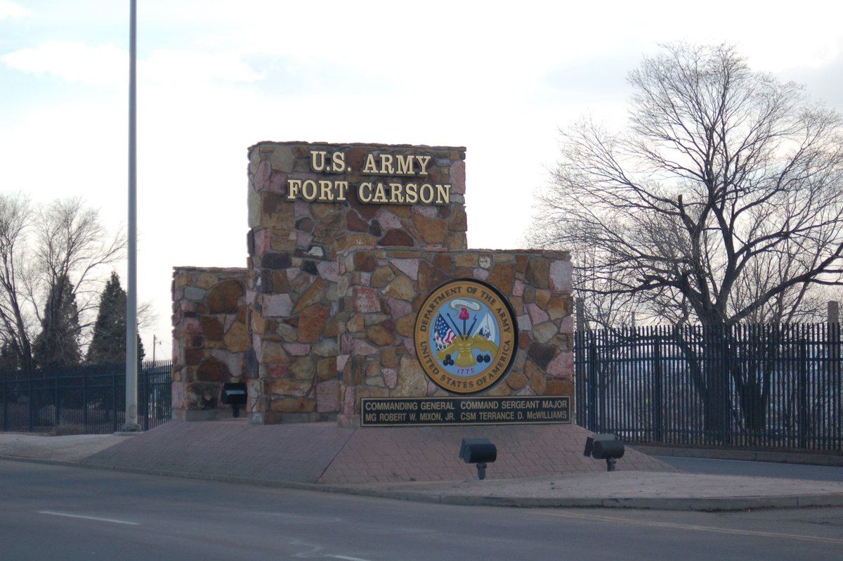 fort carson colorado springs map