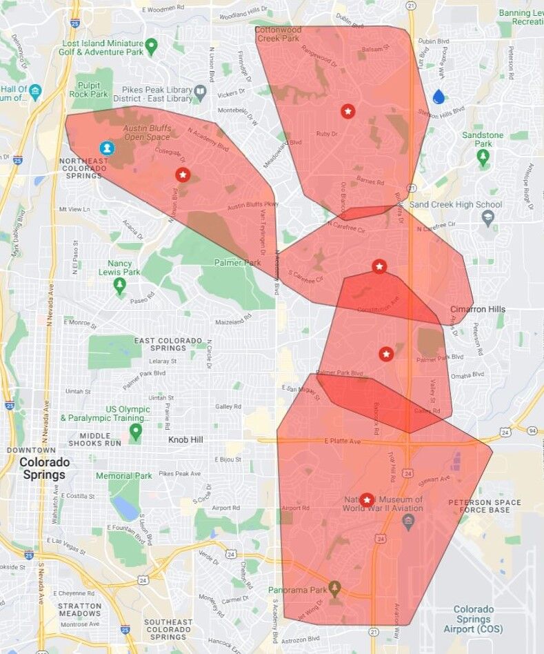 Multiple Major Colorado Springs Intersections Affected By Brief ...