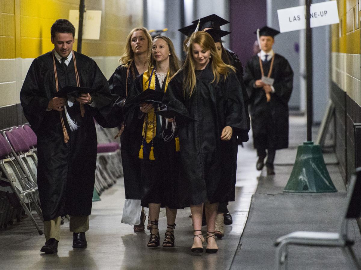 Highlights from the University of Colorado at Colorado Springs' morning commencement ceremonies Friday, May 12, 2017, at the Broadmoor World Arena in Colorado Springs. A record 1,532 students received their degrees this Spring. (The Gazette, Christian Murdock)