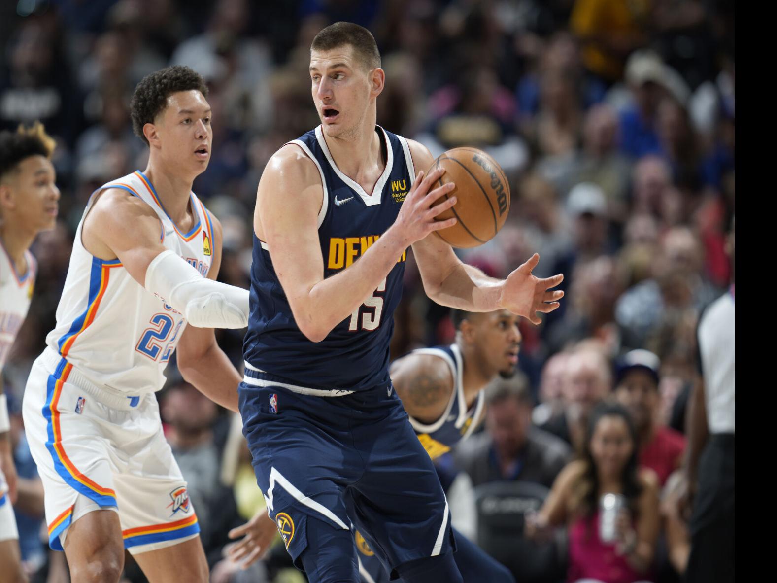 Denver Nuggets silence Thunder late, hold onto sixth spot in ...