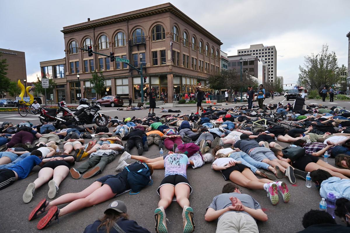 Snapshots: Gathering for Racial Healing, George Floyd protests in Downtown Colorado Springs
