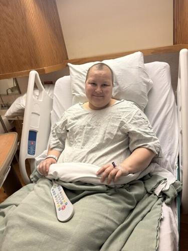 Krissa Hammerstad during treatment