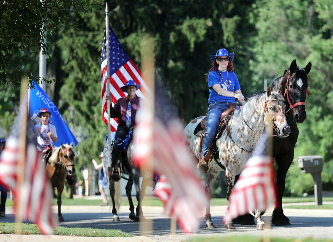 Evansville residents put on grassroots Fourth of July parade Local