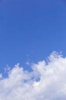 The Vast Blue Sky And Clouds Sky. Blue Sky Background With Tiny Clouds. Blue Sky Panorama. Blue Sky