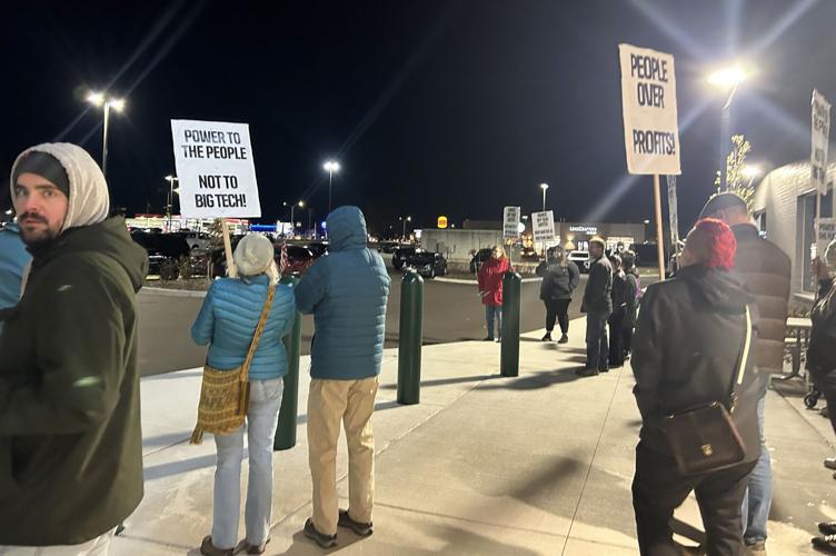 Data center protestors