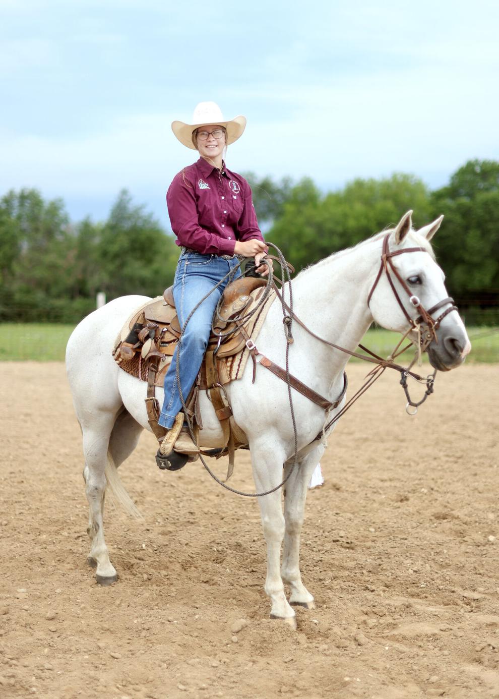 Riding a halfblind horse and throwing an heirloom rope, Orfordville’s