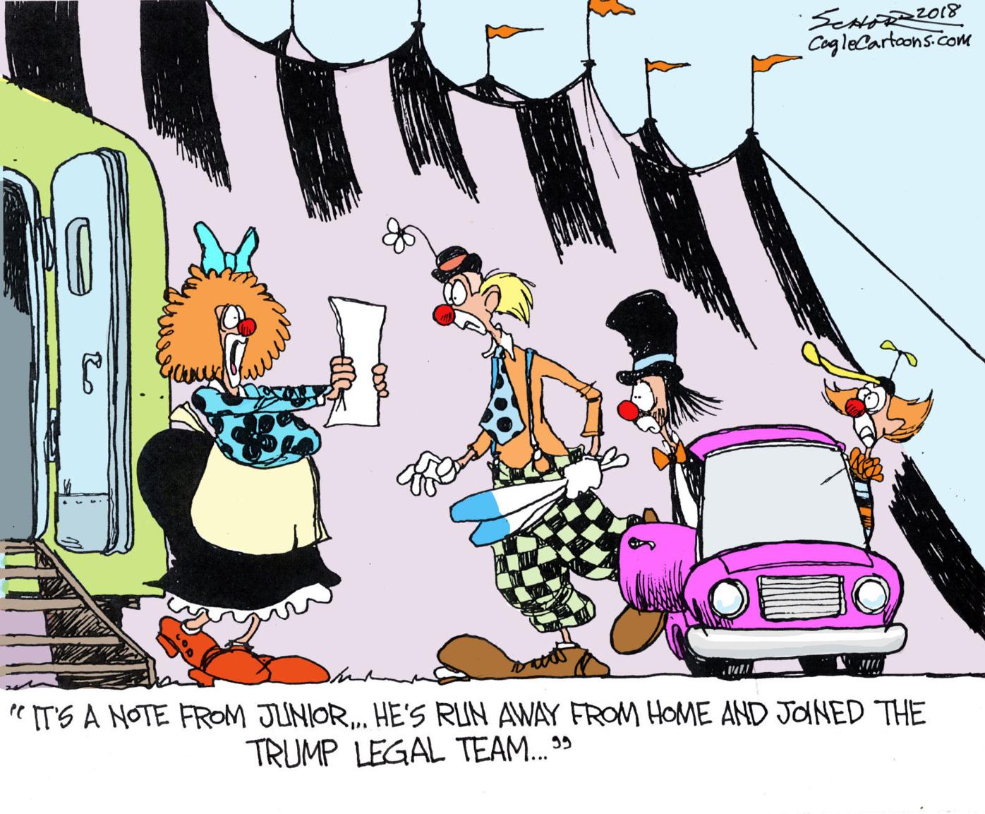 Clowns Running The Trump Legal Team Political Cartoons Gazettextra Com