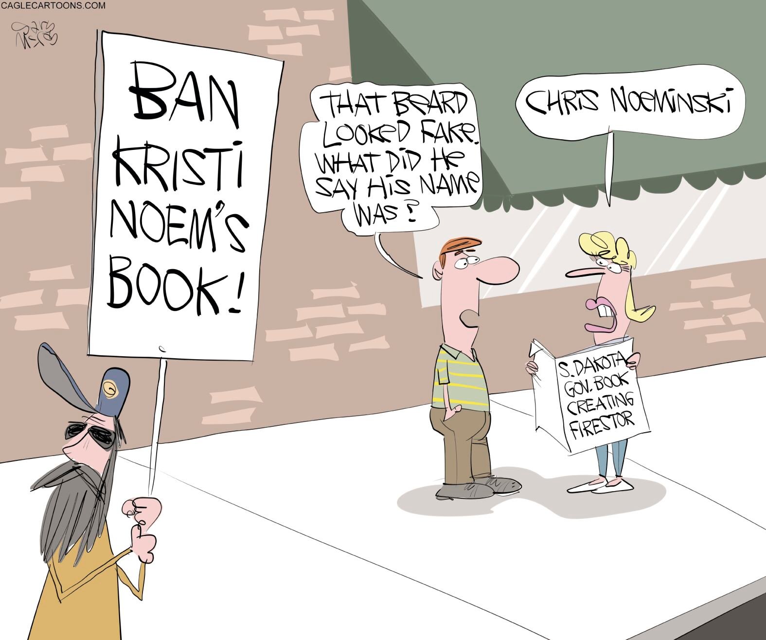 Noem Bans Book | Political Cartoons | Gazettextra.com