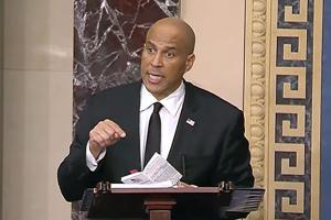 Cory Booker sets a record with marathon Senate speech. Will it rally anti-Trump resistance?