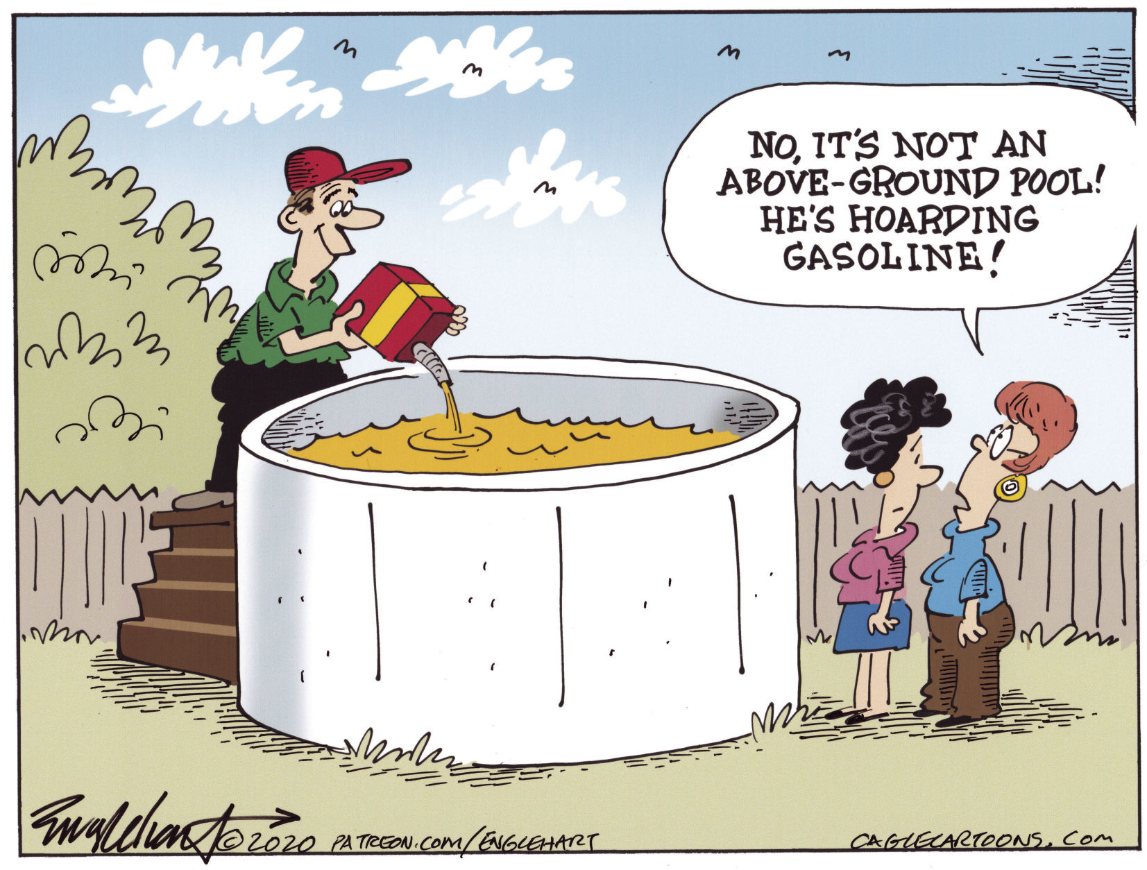 gasoline hoarding