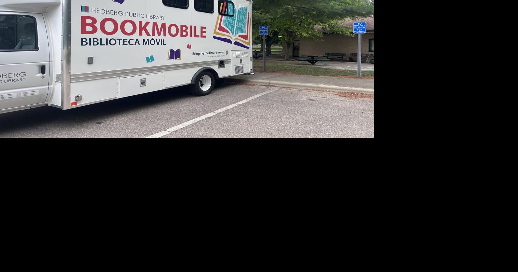 The Hedberg Library's new Bookmobile increases access to books in the community year-round