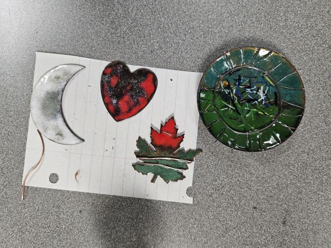 Copper enameling