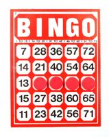 Red Bingo Card