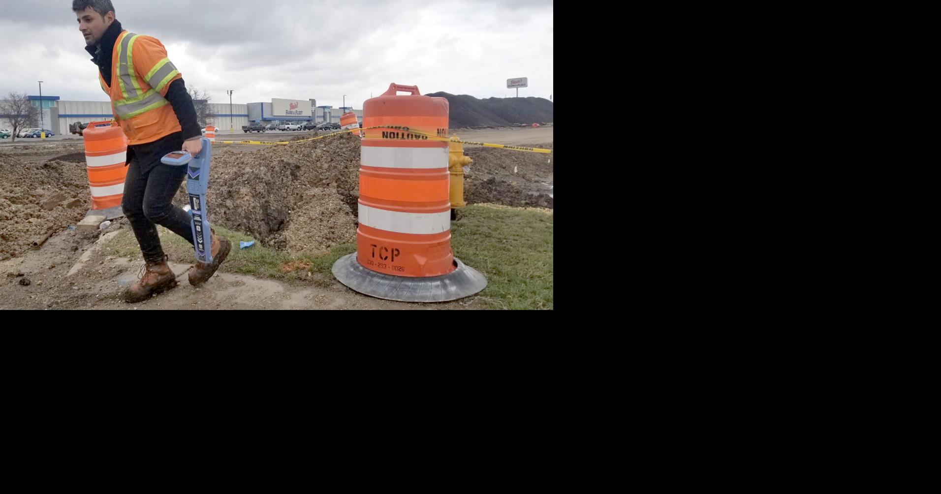 Pavement recycling is part of the rebuild of Janesville's Humes Road