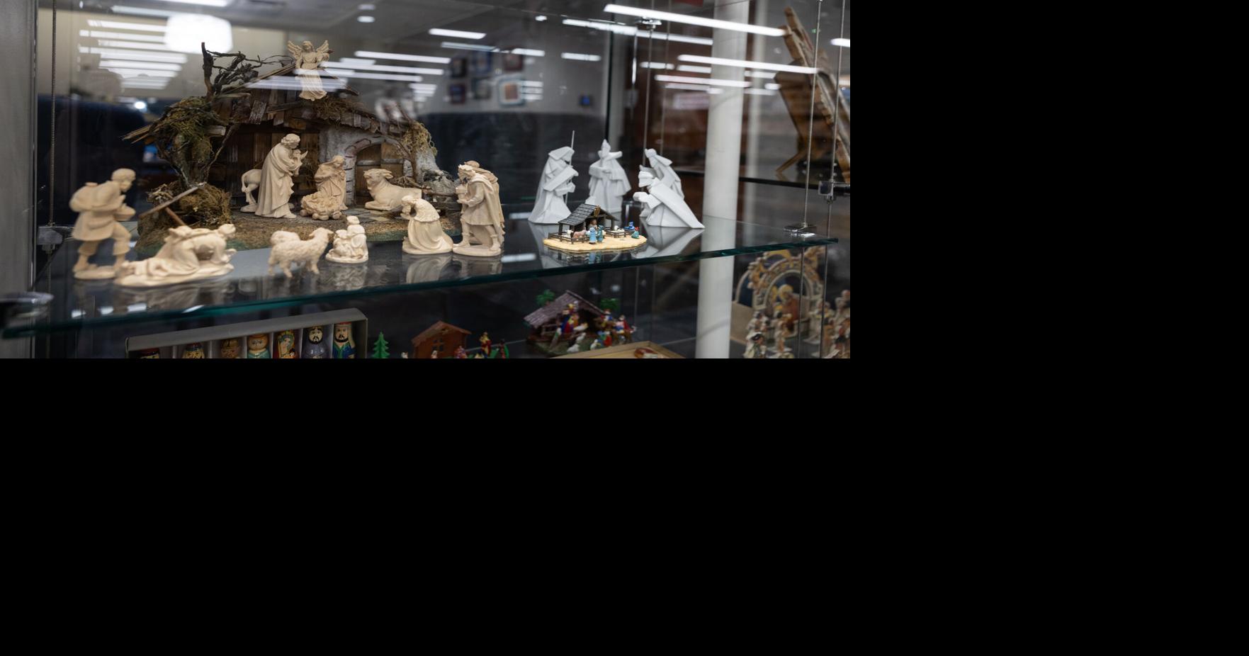 Holy Nativity! Hedberg Public Library displays some of retired teacher ...