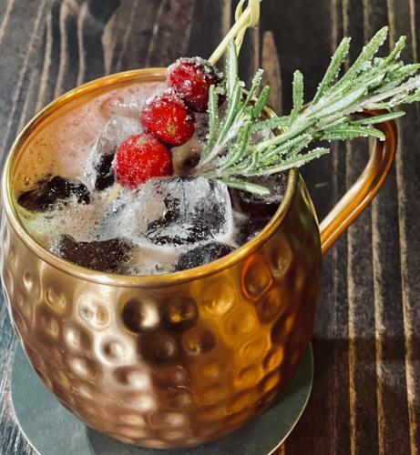 Pomegranate Blueberry Moscow Mule