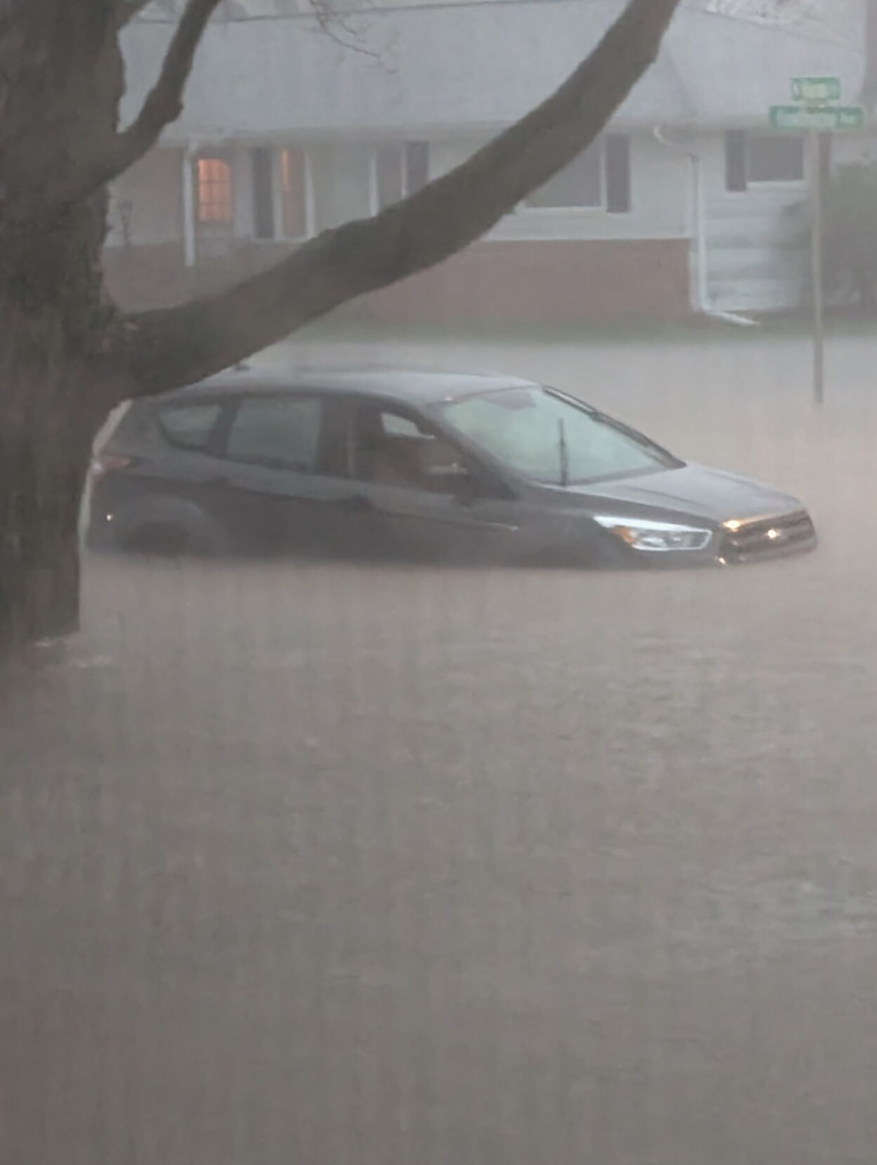 Drivers urged to stay off the roads due to flash flooding caused by ...