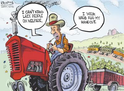 Cartoon angers farmers in Janesville area