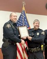 Officer receives letter of commendation for fire response
