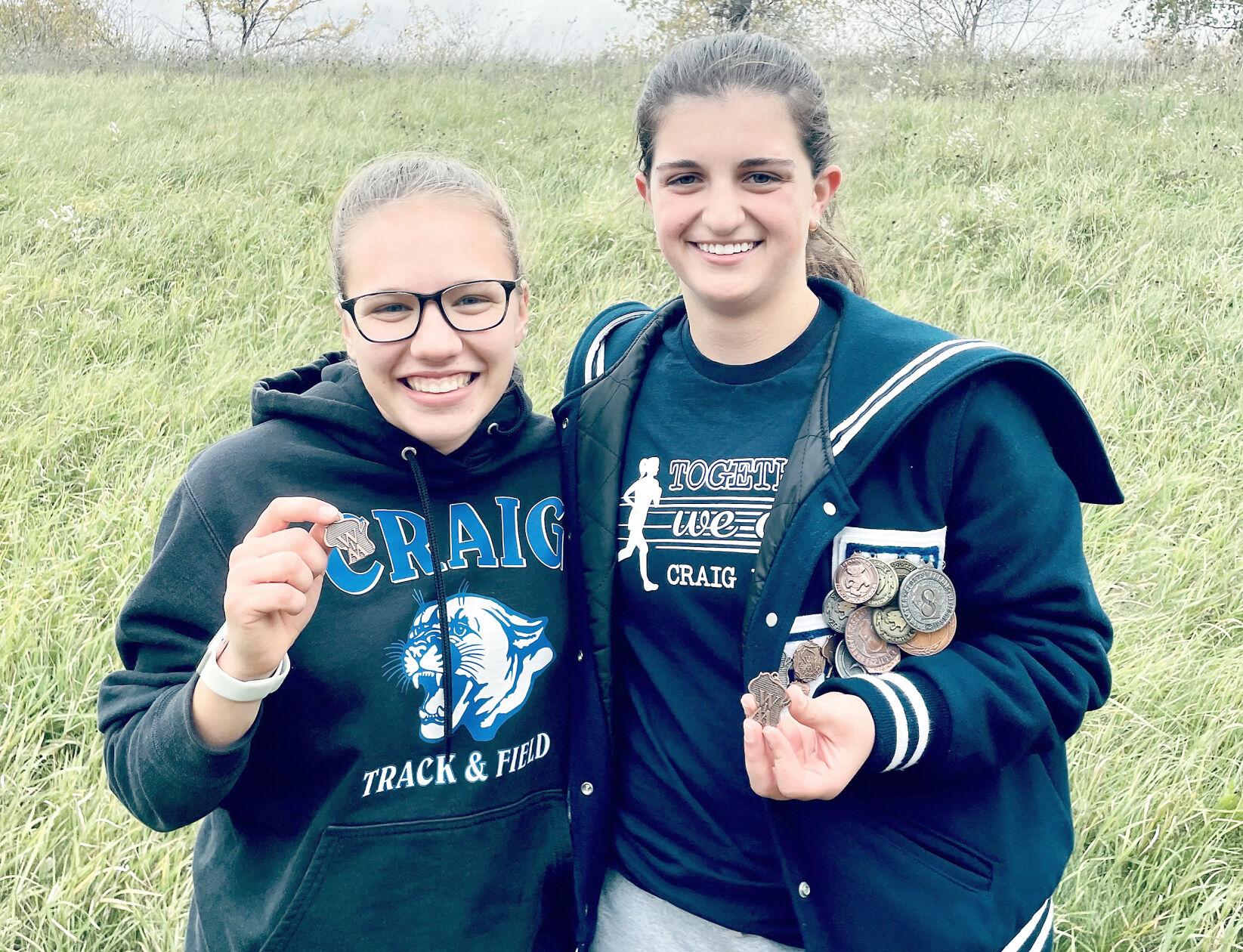 Abi Anderson, Addison Fagan of Janesville Craig qualify for state cross