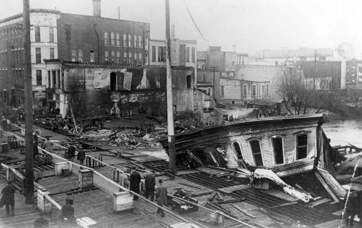 Then and now Milwaukee Street bridge fire Then And Now