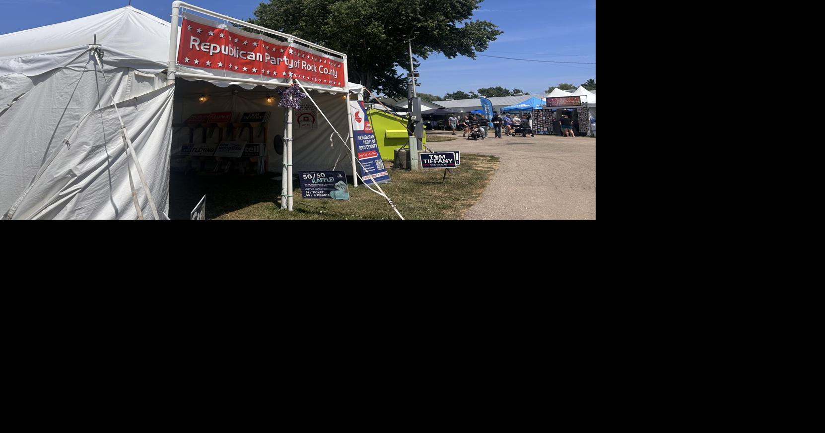 Candidates across the political spectrum hit the fair to engage with voters before the primaries