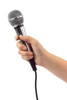 Hand With Microphone