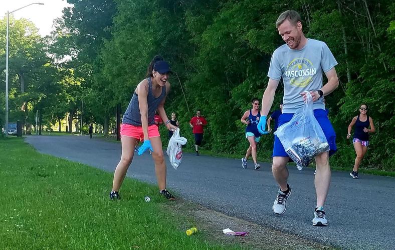 Plogging Run Event Runners take up 'plogging' to beautify Janesville | Local News ...