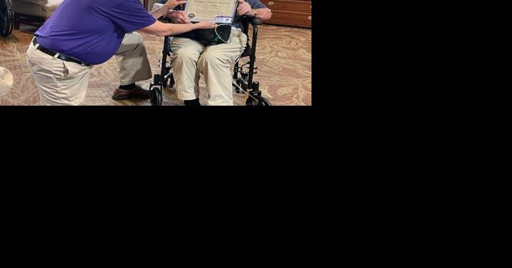 Riverside Terrace Assisted Living hosts pinning ceremony for World War II veteran - Vimarsana News