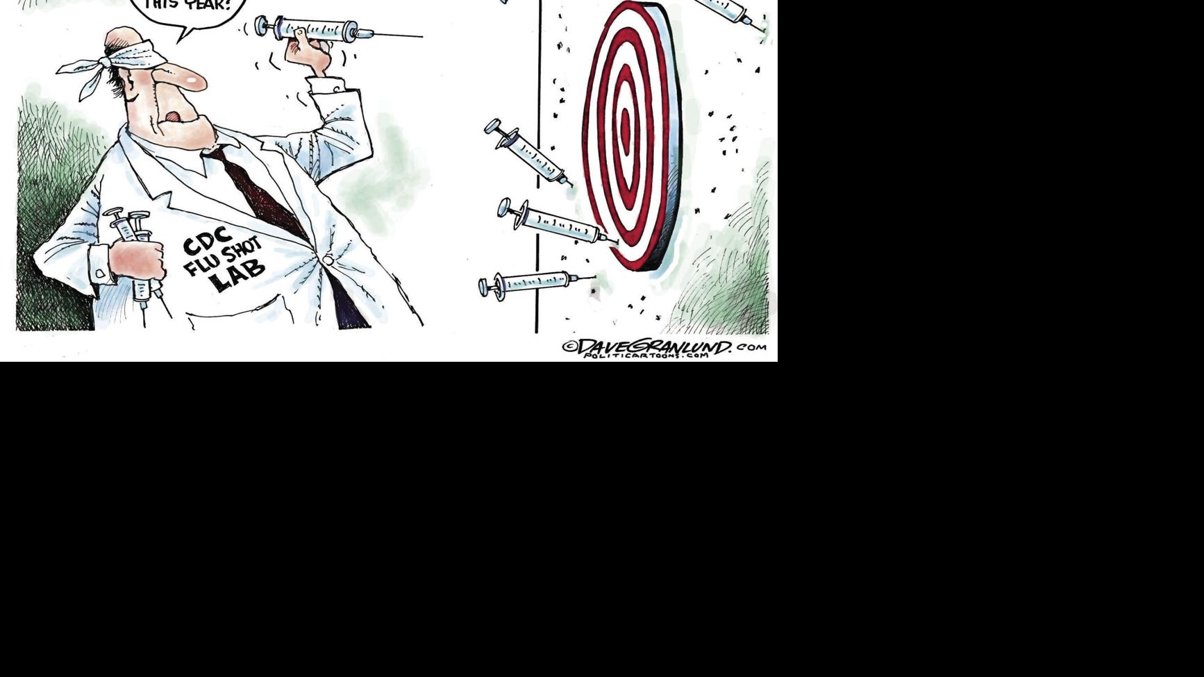 Flu vaccine misses mark | Political cartoons | gazettextra.com