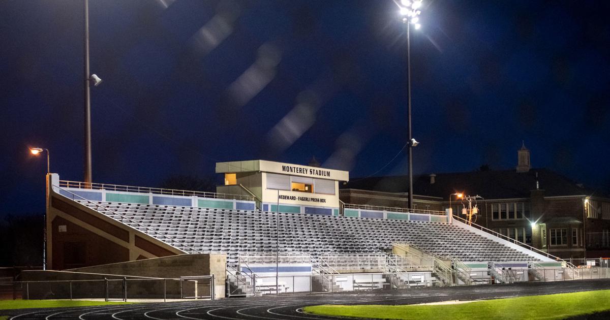 Janesville high schools light athletic fields as Class of 2020 marks a