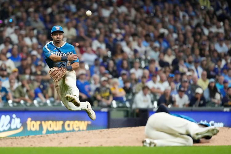 Cubs Brewers Baseball