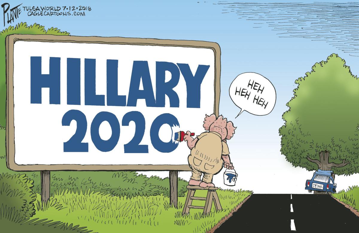 Image result for hillary 2020 cartoon