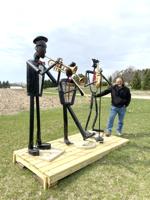 Metal sculptor opens studio west of Beloit
