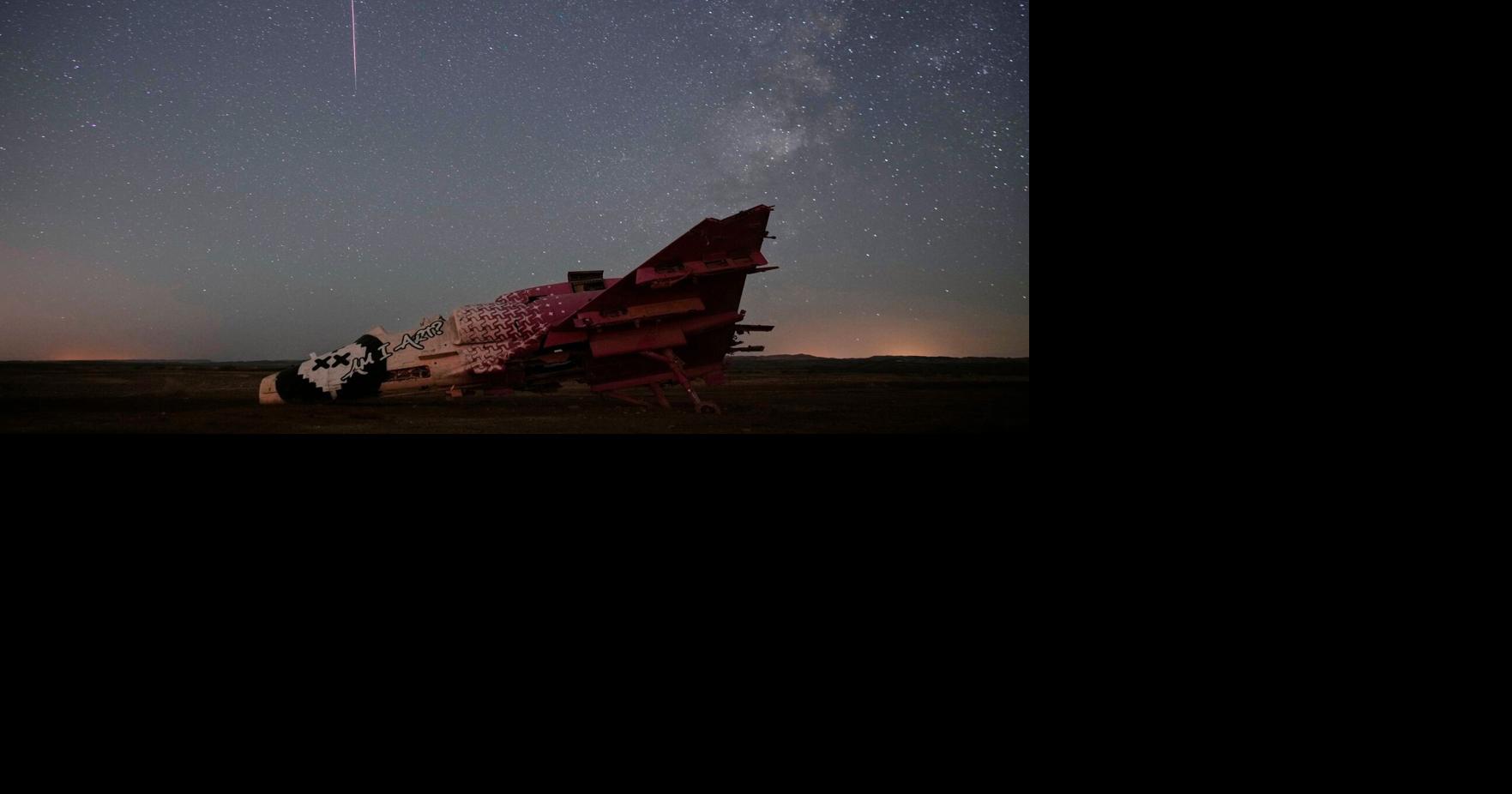 Mideast Israel Perseid Meteor Shower