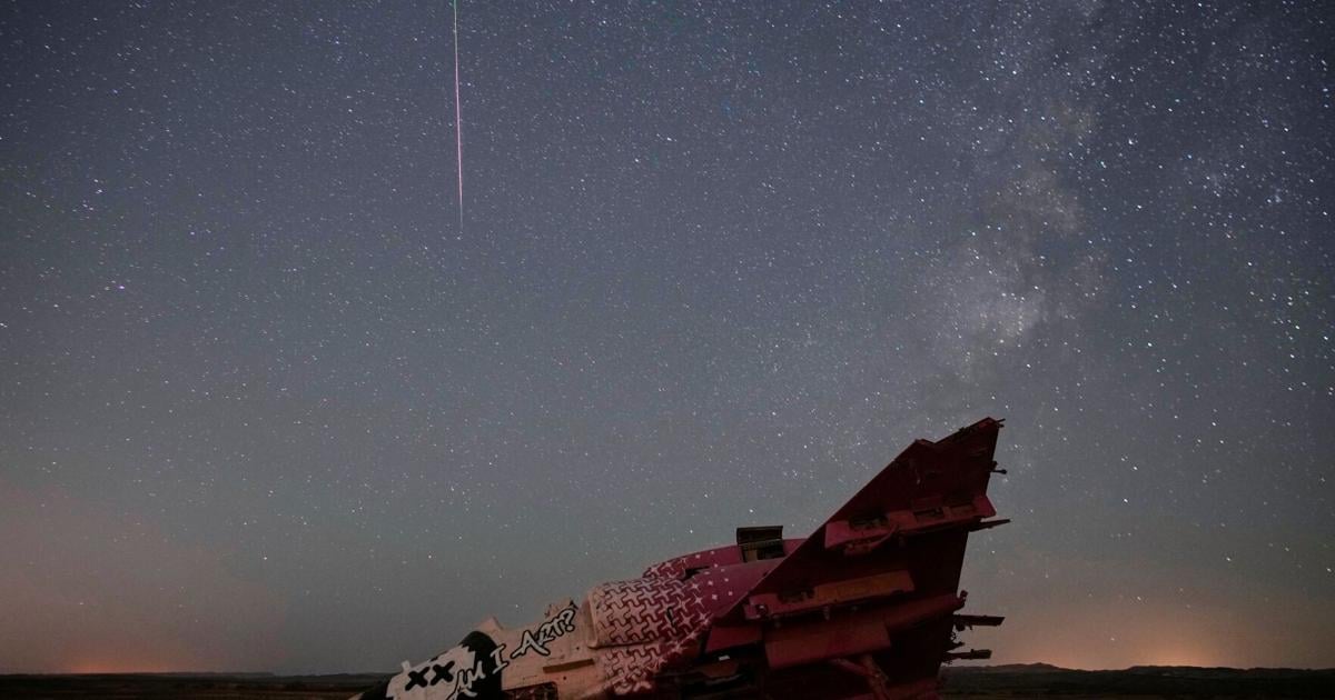 Mideast Israel Perseid Meteor Shower