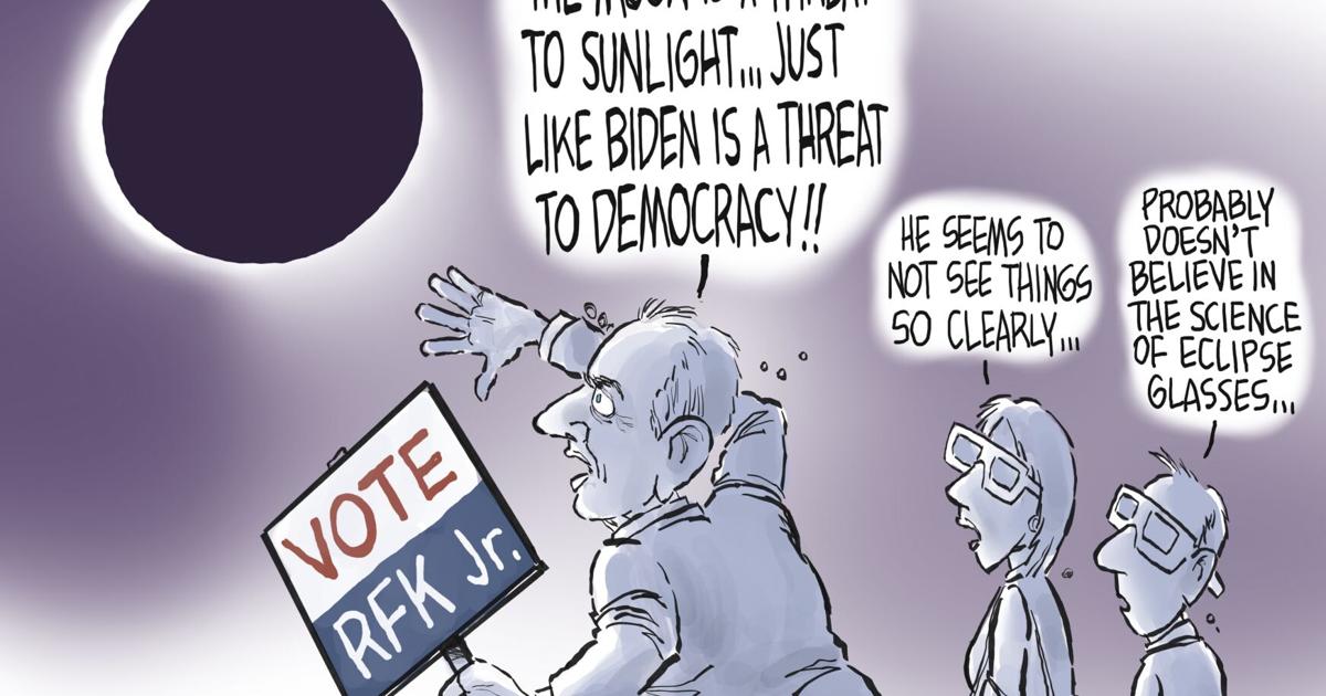 Cartoon Character Rfk Jr RFK Jr. and the eclipse | Political cartoons | gazettextra.com