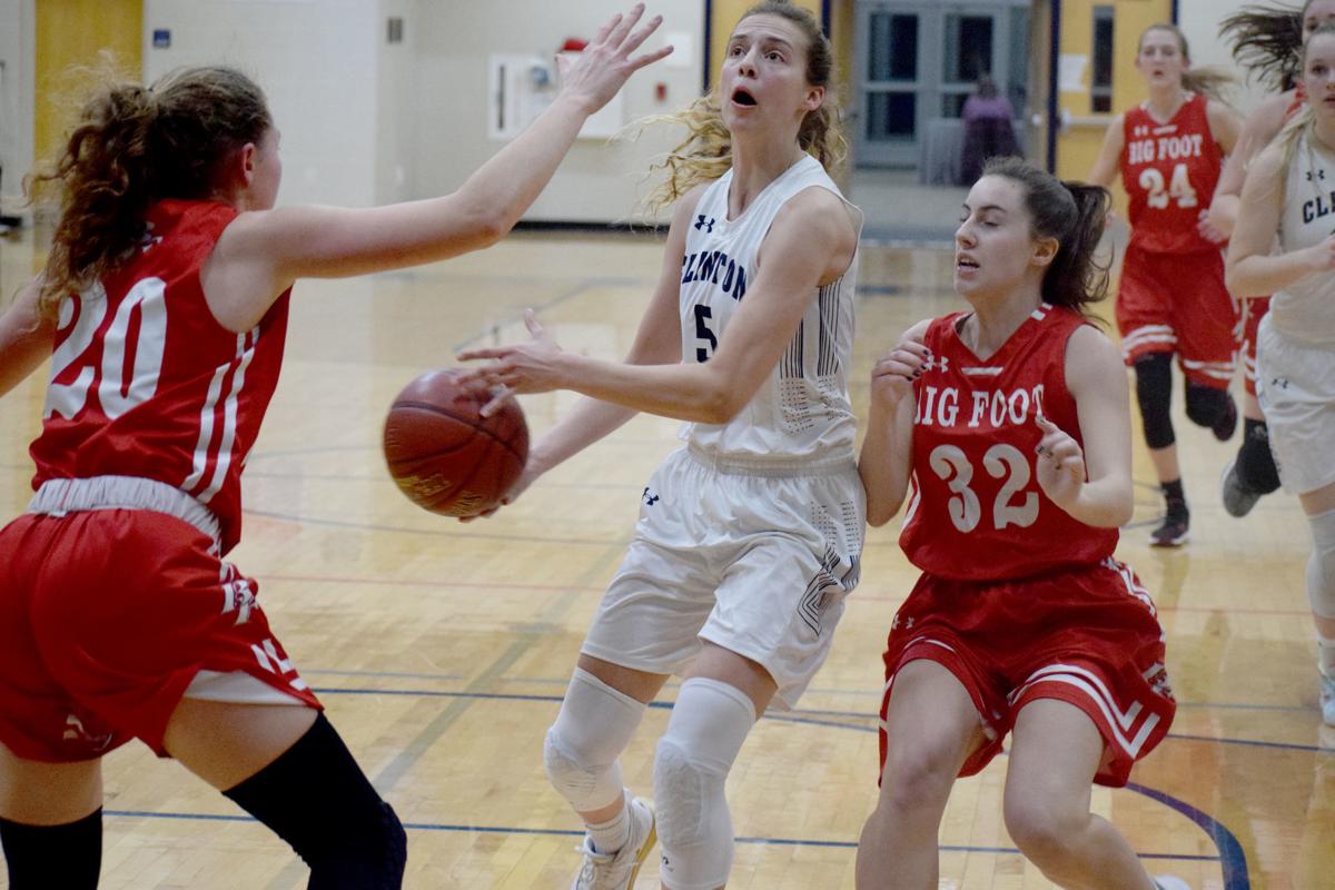 Clinton Girls Go Inside In Second Half To Down Big Foot Move Into