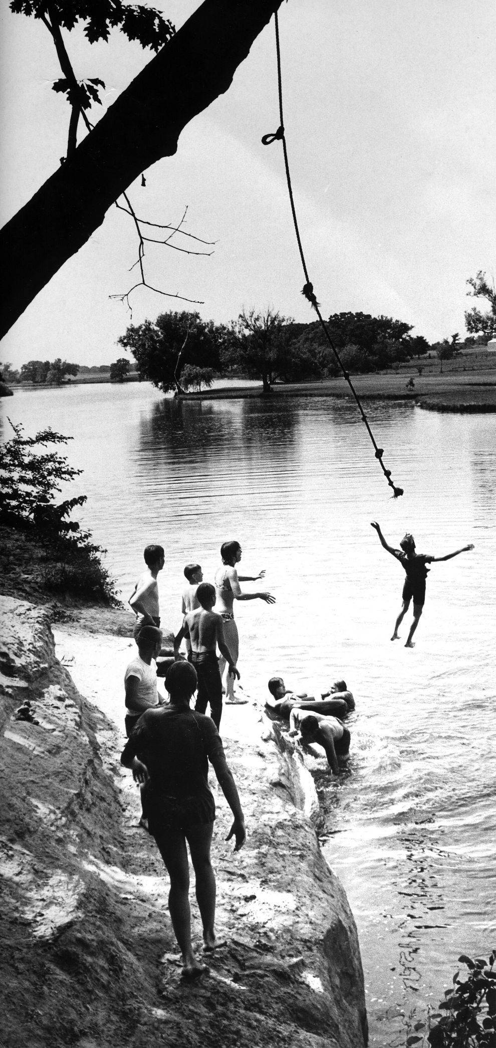 Then and Now Swimming in the Rock River Then And Now