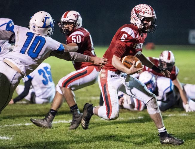 Edgerton football achieves offensive balance in playoff rout of Lodi