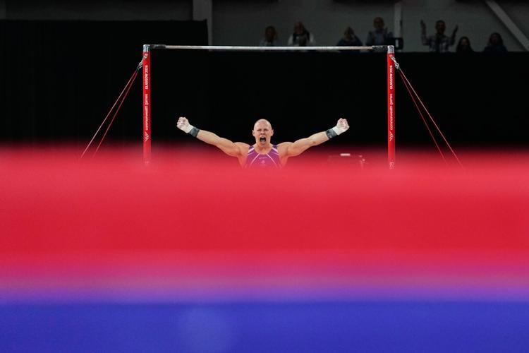 APTOPIX Britain Commonwealth Games Artistic Gymnastics