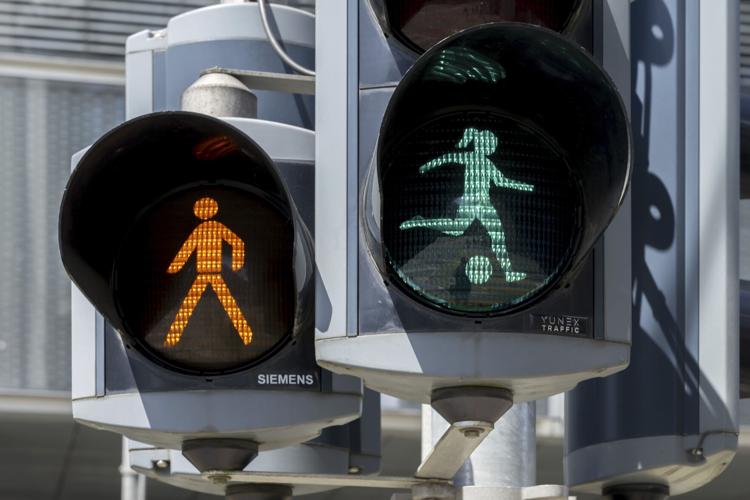 Euro 2025 Pedestrian Lights Soccer