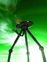 Alien Tripod And Sky